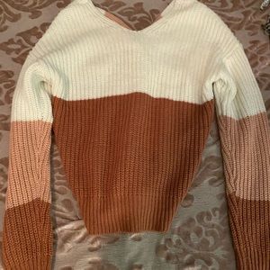 Multi color sweater